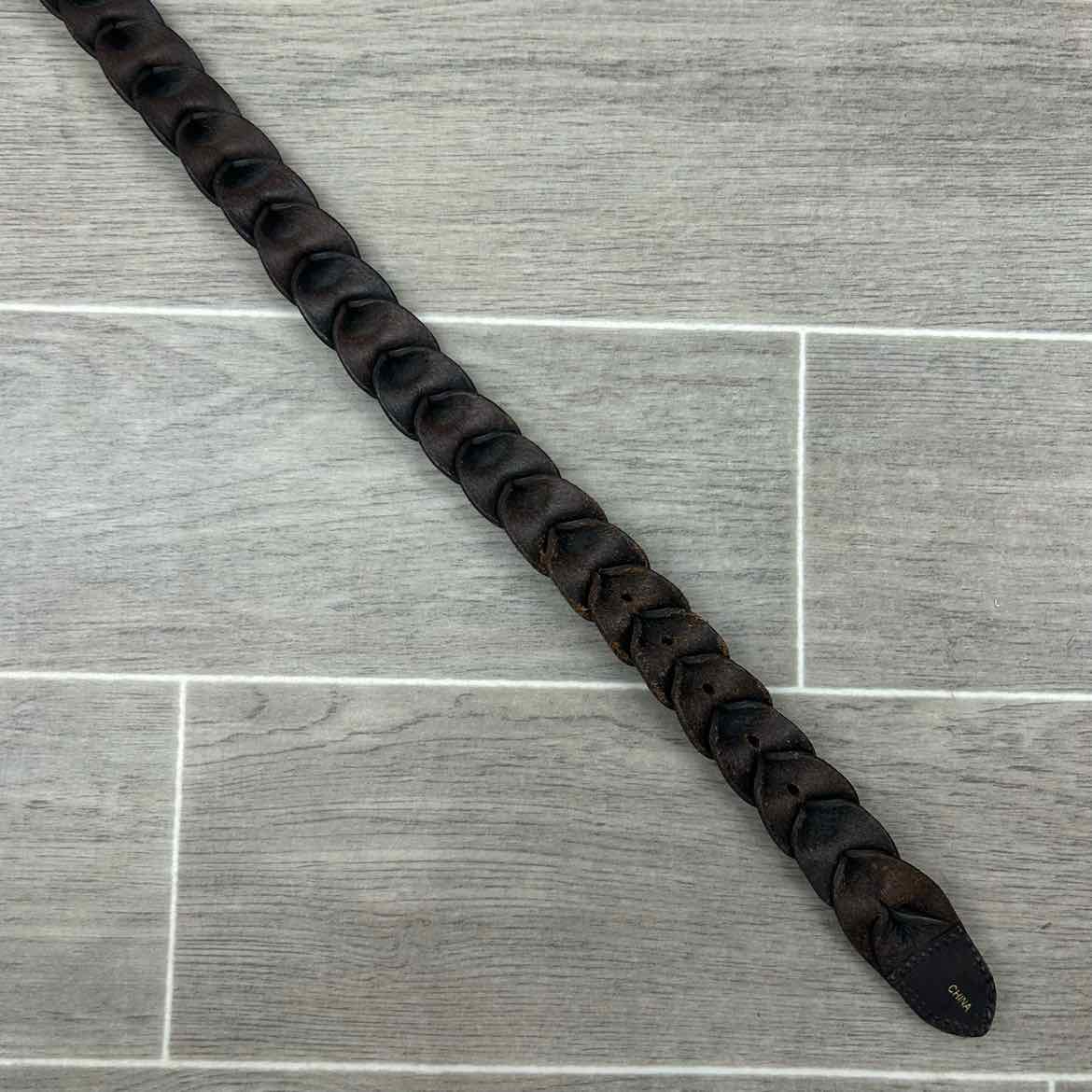 Leather Belt, Brown, 38