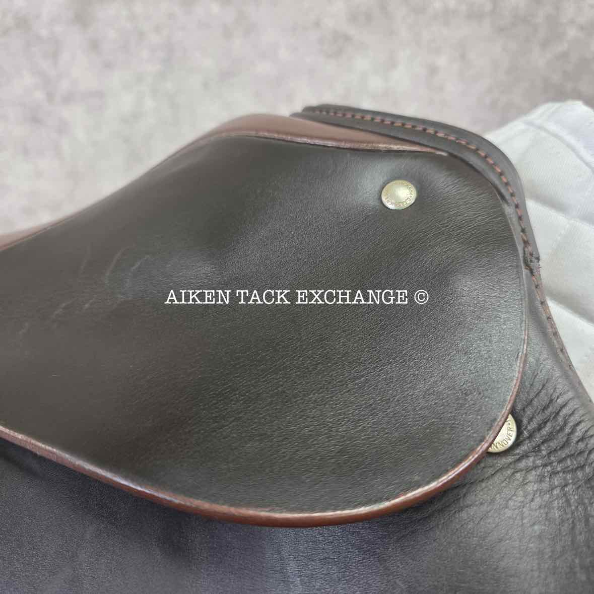 1993 Passier Gewalkt VD All Purpose Saddle, 17" Seat, Medium Tree, Wool Flocked Panels