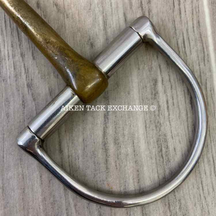 Herm Sprenger KK Shaped Aurigan Single Joint D Ring Bit 5.5"