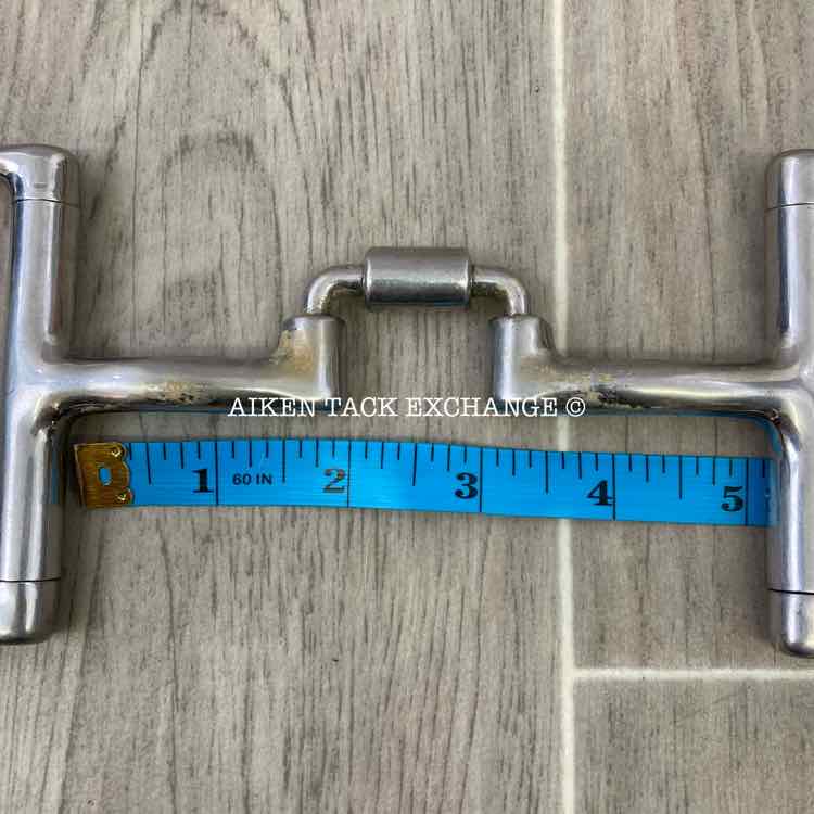 Myler Dee with Hooks Correctional Low Ported Barrel Bit MB 27PB 5"