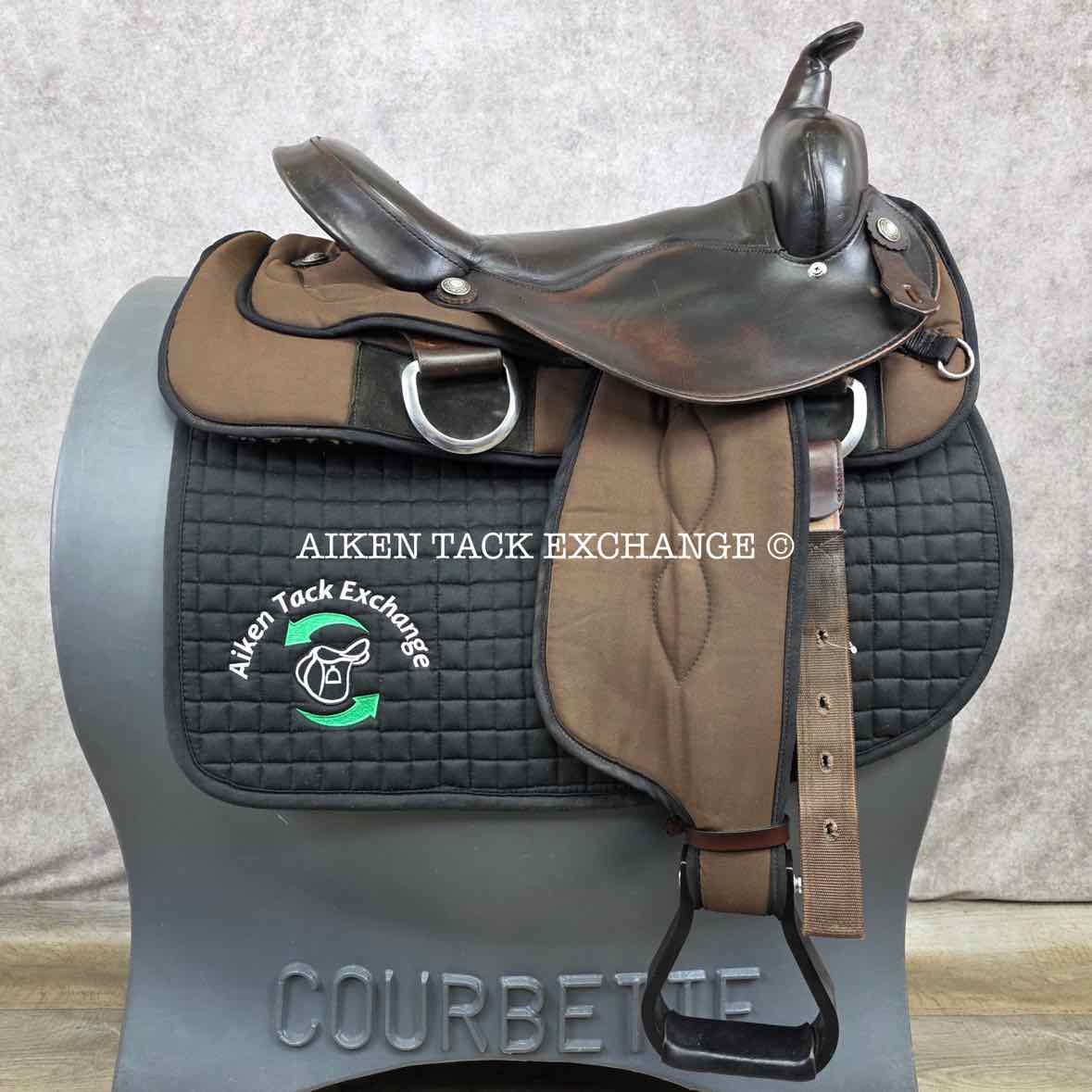Big Horn 298 Cordura Comfort Flex Pleasure Trail Western Saddle, 17" Seat