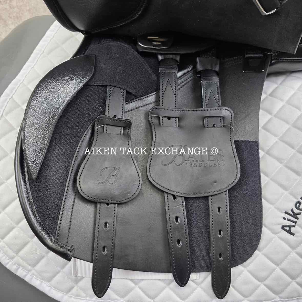 2023 Bates All Purpose Saddle with HART, 17" Seat, Adjustable Tree - Changeable Gullet, CAIR Panels
