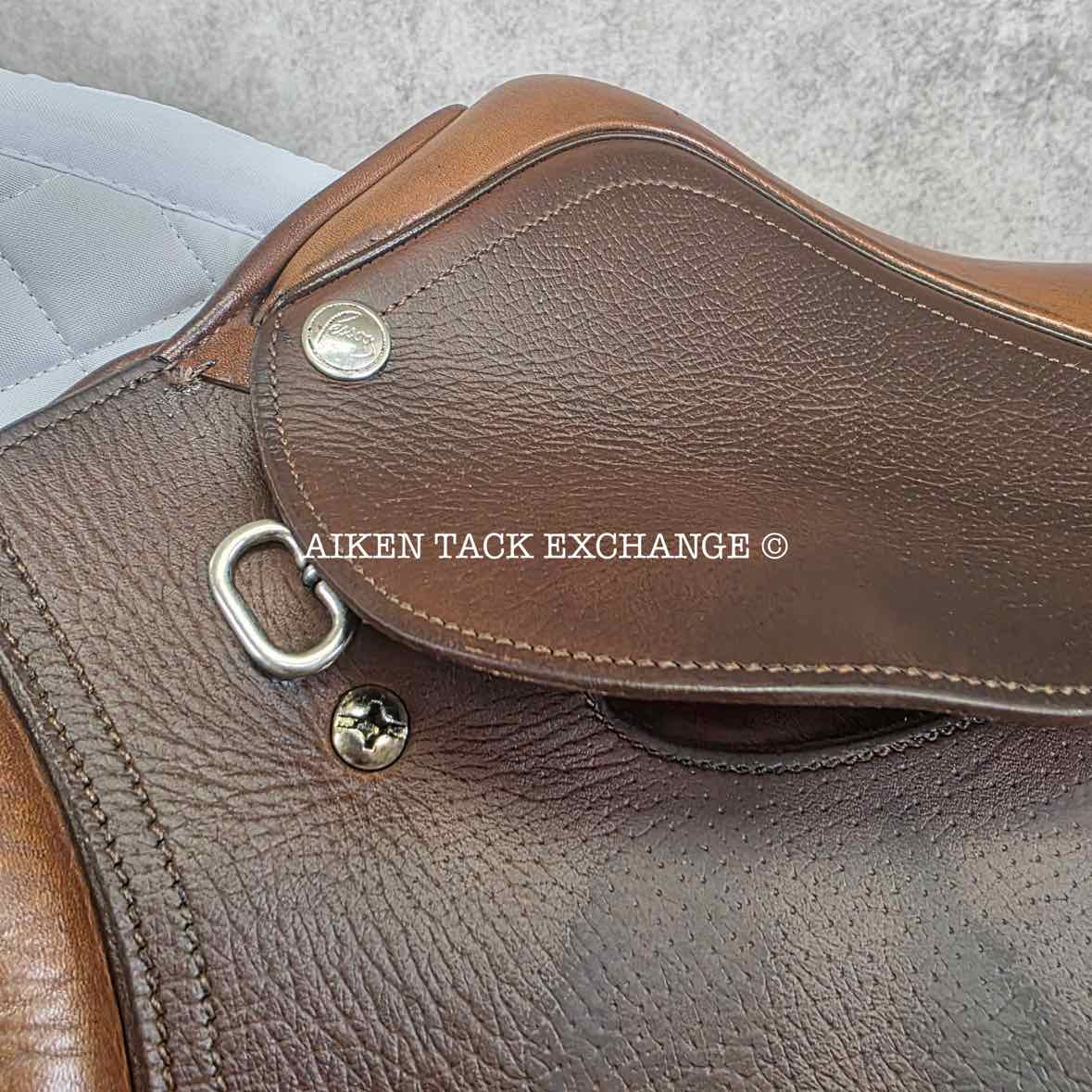 2013 Pessoa A/O AMS Close Contact Jump Saddle, 16" Seat, Adjustable Tree - XCH Changeable Gullet, Wool Flocked Panels