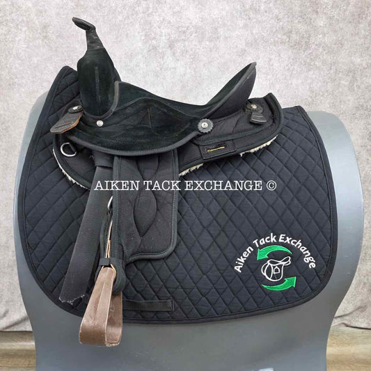 Big Horn 599 Synthetic Western Saddle, 14" Seat, Regular Tree - Semi QH Bars