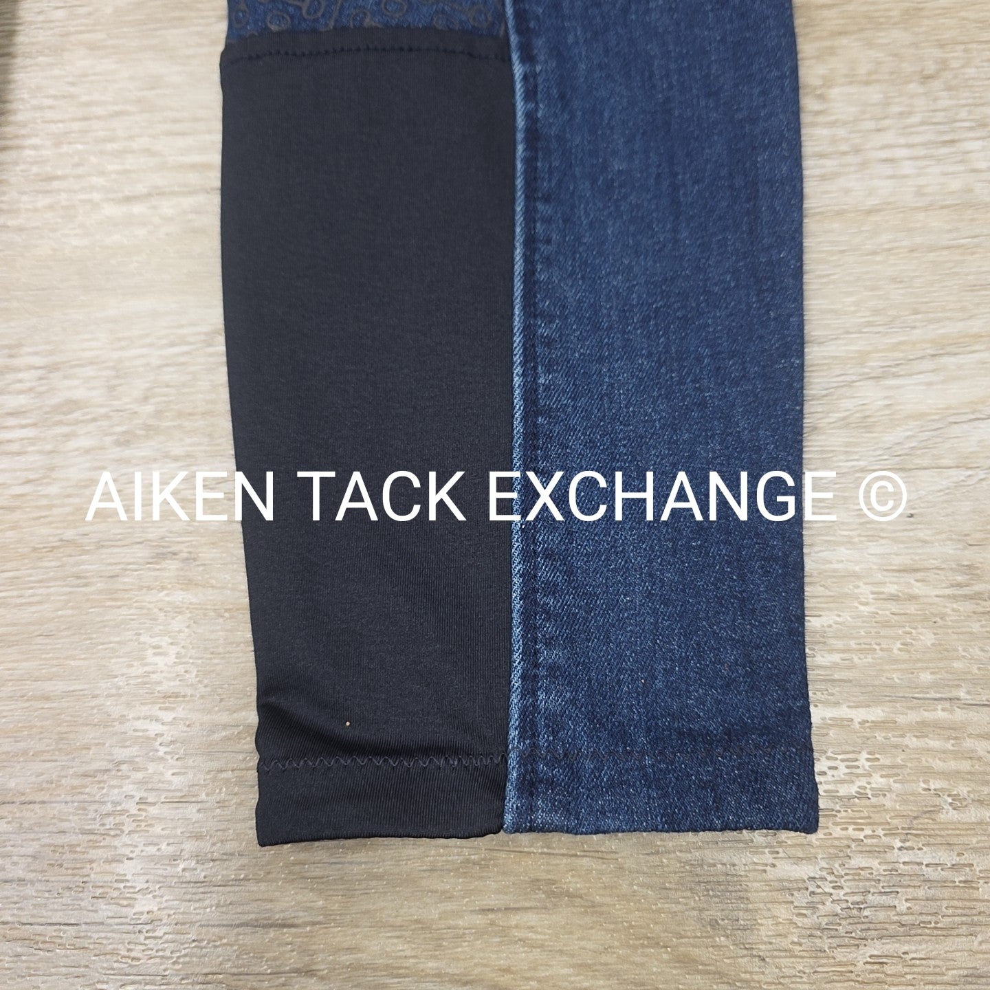 Horze Silicone Grip Full Seat Denim Breeches, Size 28