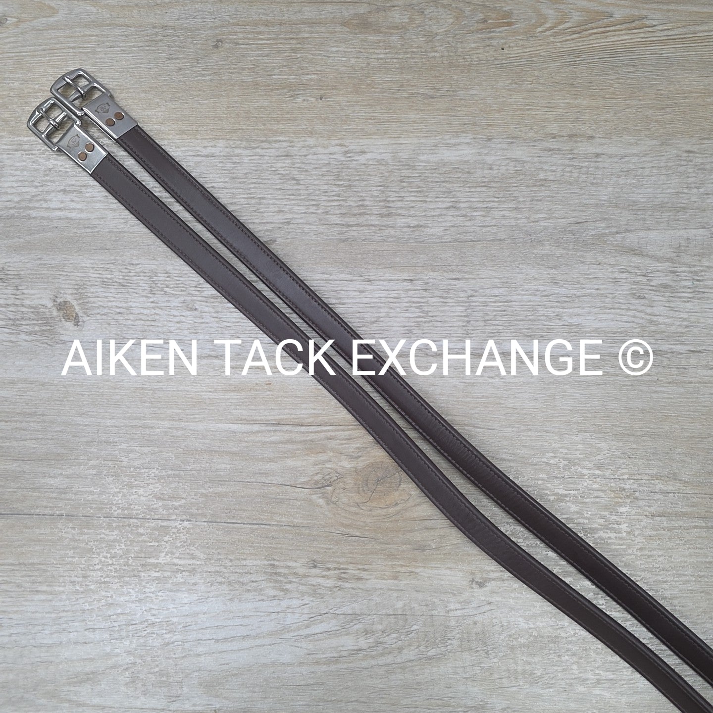 Ovation Covered Stirrup Leathers with Clasp End 54"