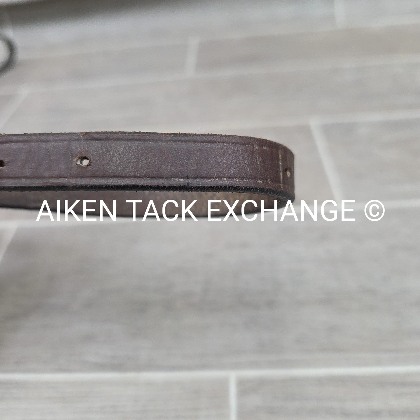 Flat Standing Martingale, Brown, Size Cob / Pony