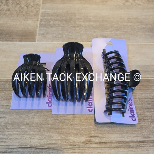 Claire's Claw Clip Bundle - 3 Total