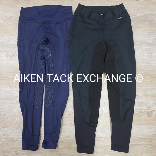 BARGAIN BUNDLE: Kerrits Winter Full Seat Tights, Small & Derby House Silicone Fu