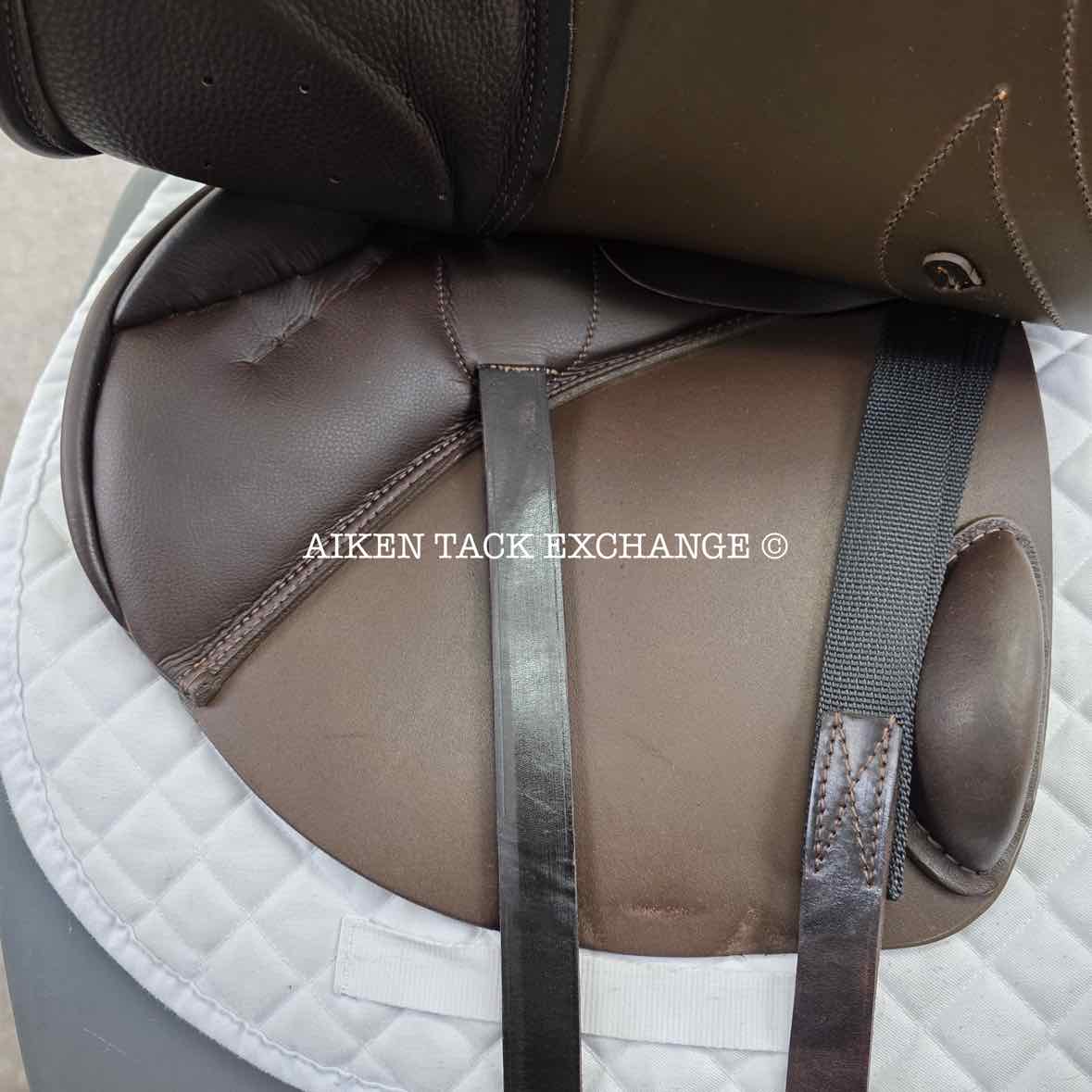 **SOLD** 2020 Stubben Phoenix Elite Jump Saddle, 17.5" Seat with Biomex, 28cm Tree - Medium, Wool Flocked Panels