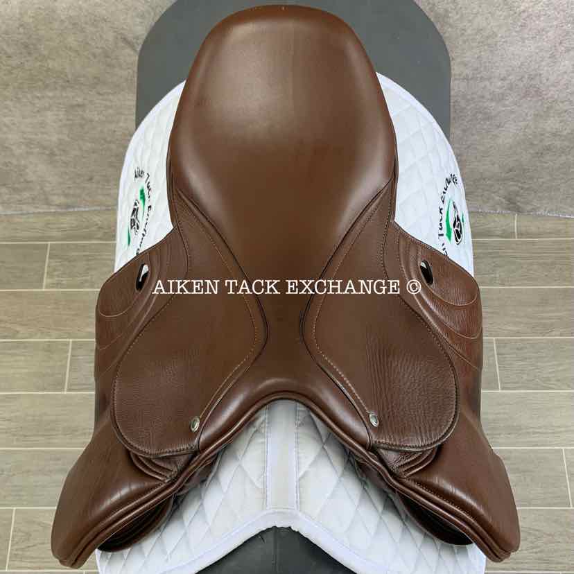 2019 Schleese Bi-NateLine UniLight Hunter/Equitation Jump Saddle, 17" Seat, Adjustable AdapTree, Wool Flocked PSI Panels