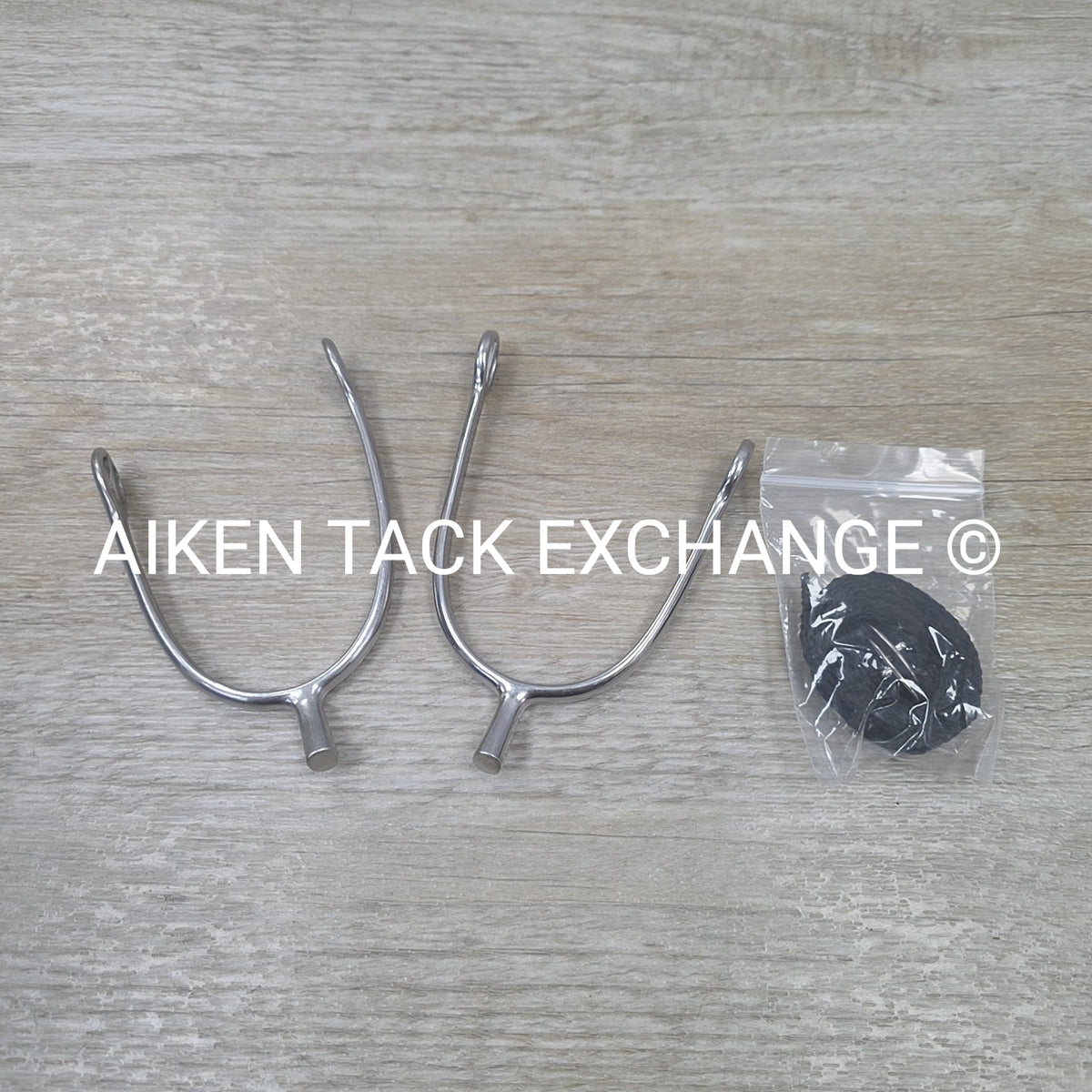 Spurs with Braided Nylon Spur Straps, 23mm