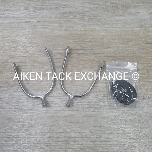 Spurs with Braided Nylon Spur Straps, 23mm