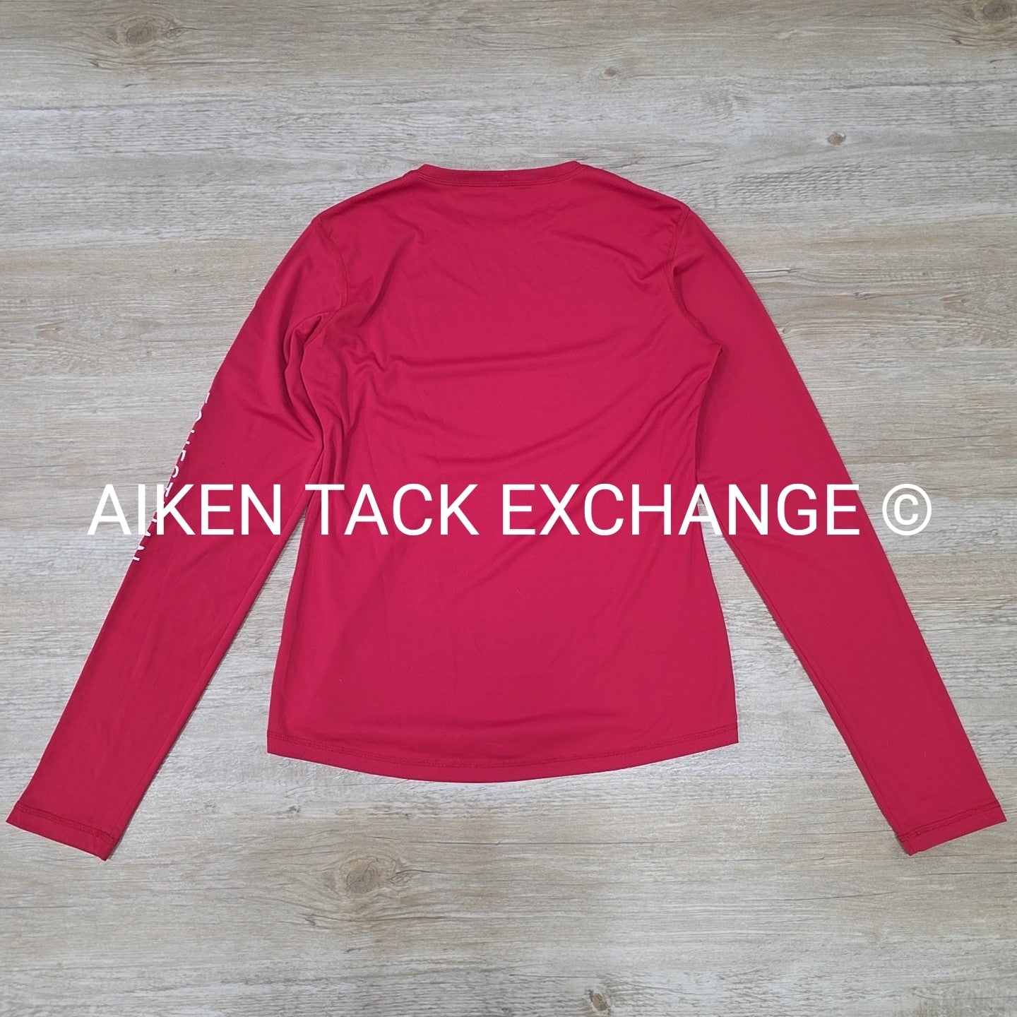 Asmar Equestrian Long Sleeve Crew Neck Top, Size X-Large