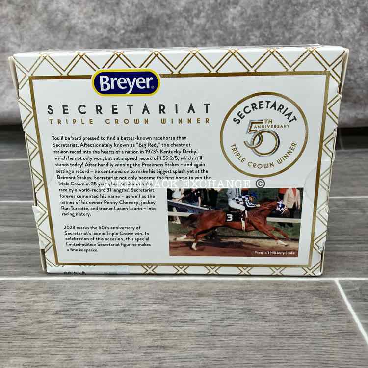 Breyer Secretariat 50th Anniversary Triple Crown Winner