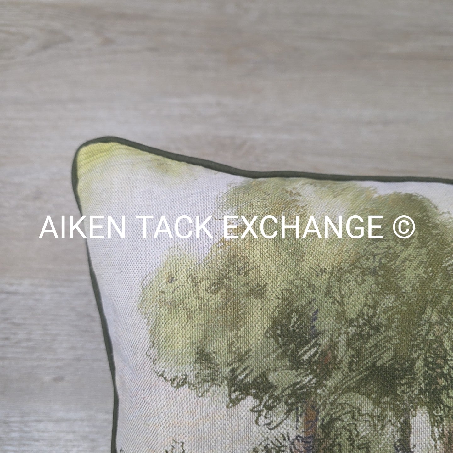 Fox Hunting Scene Pillow