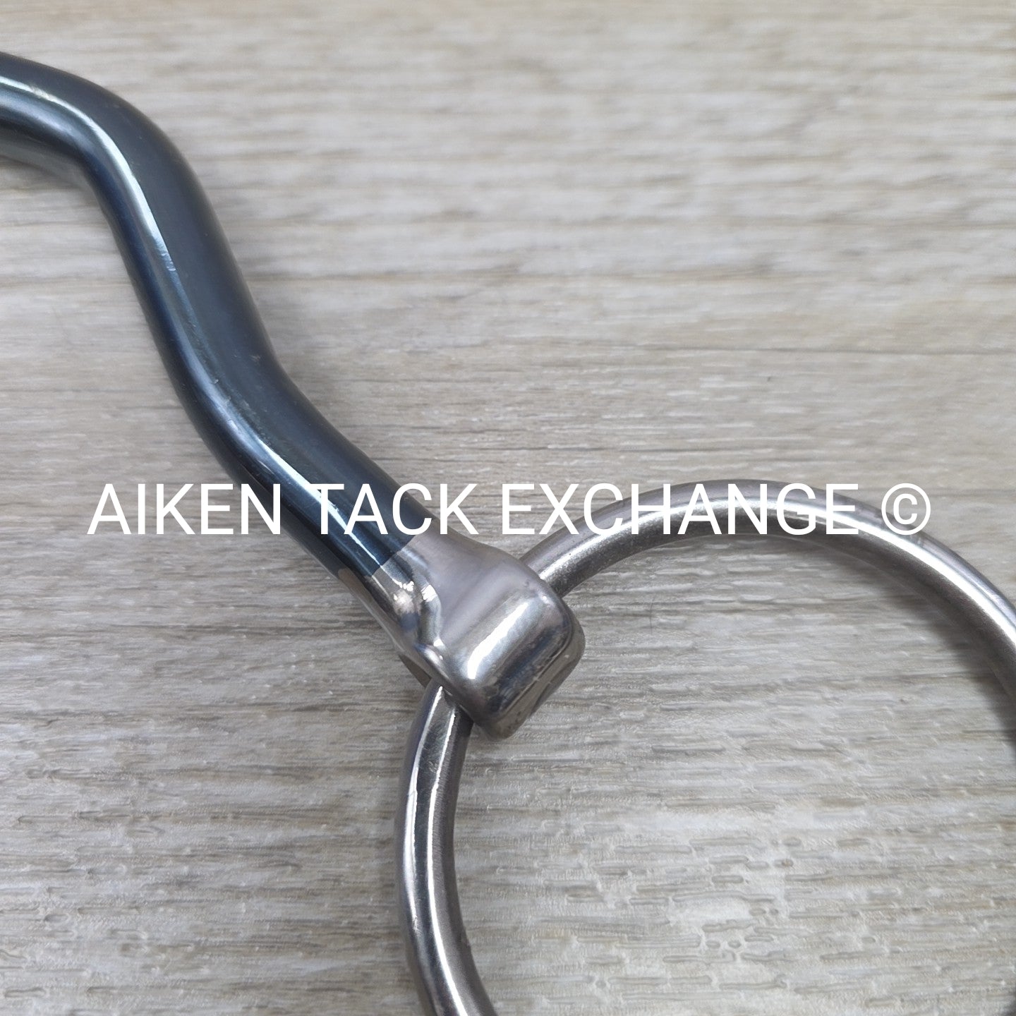 Shires Blue Alloy Loose Ring Mullen Mouth Bit 5"