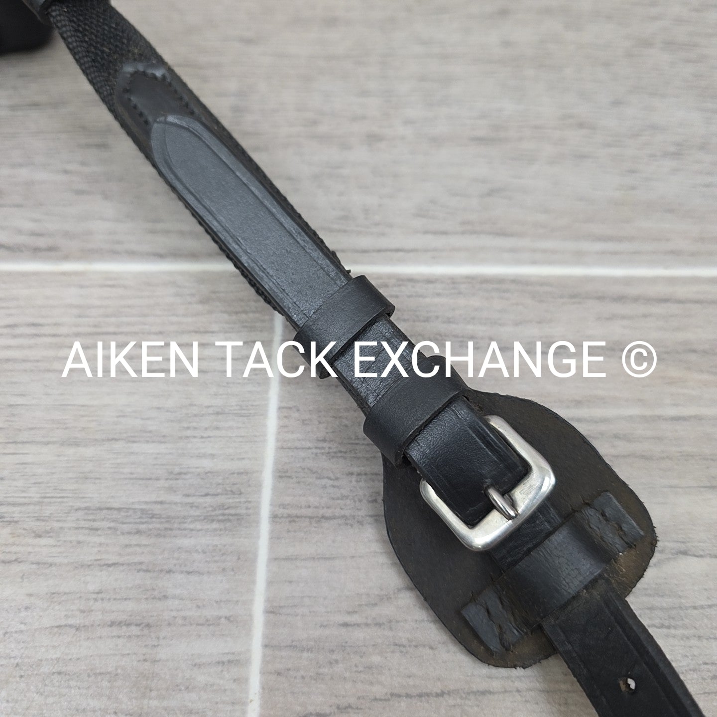 Correct Connect Aaron Vale Reins with 3 Padded Hand Grips, Black, Size Full