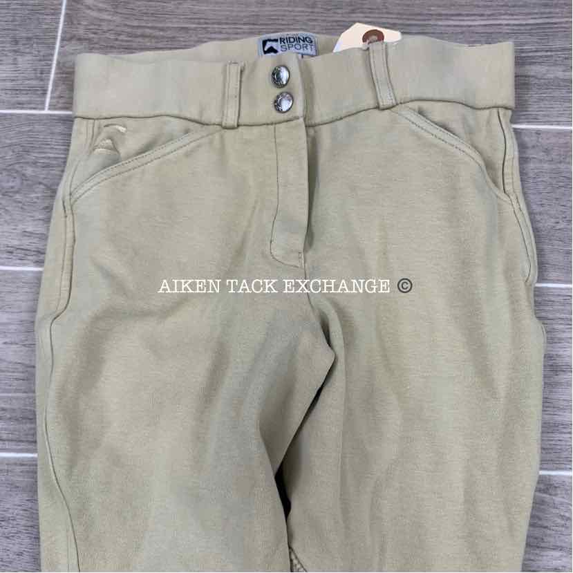 Dover Saddlery Riding Sport Knee Patch Breeches, Size 14