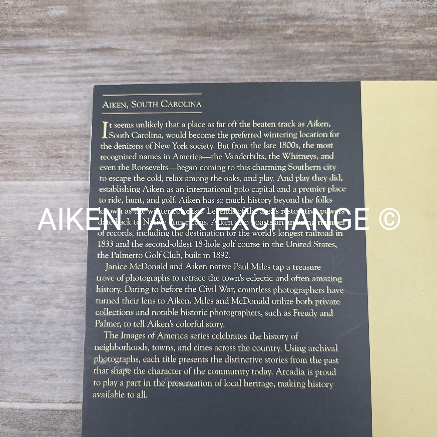 Images of America: Aiken by Janice McDonald and Paul Miles