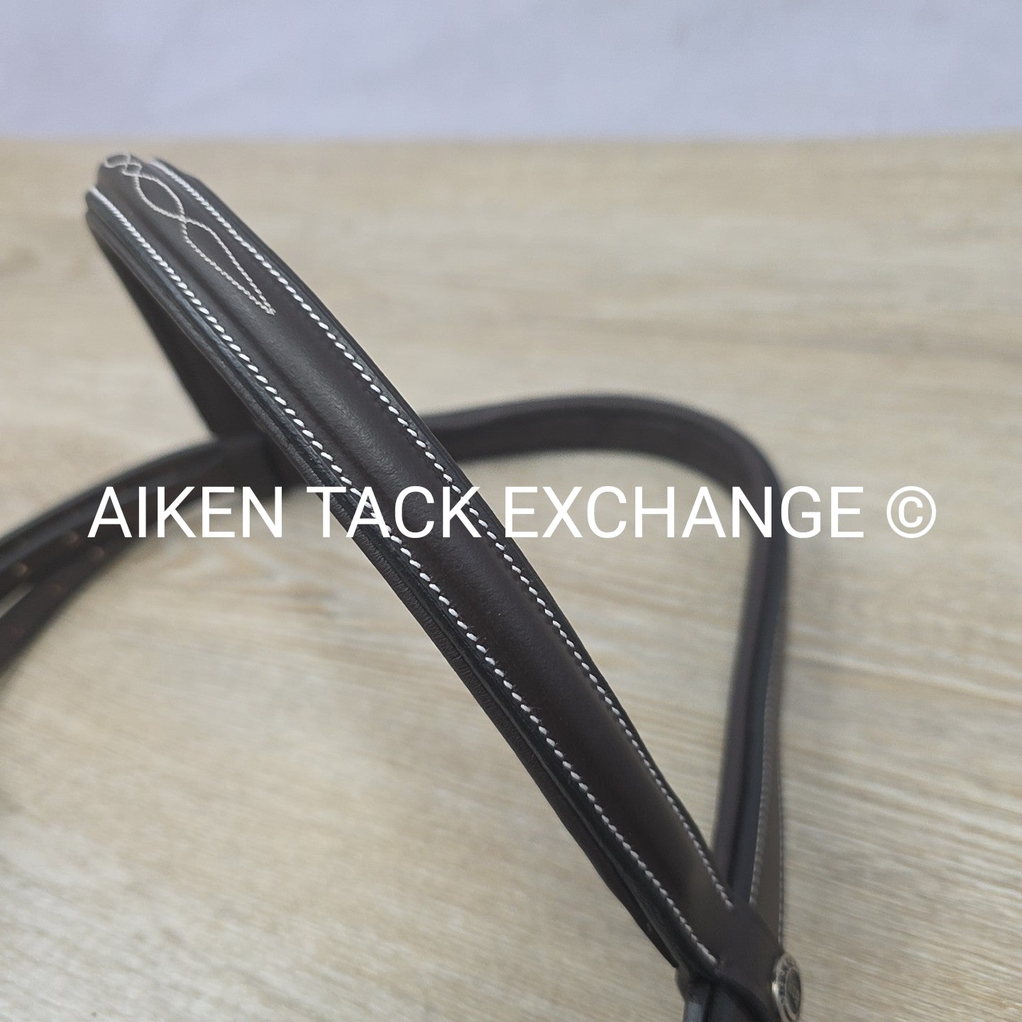 HDR Advantage Mono Crown Padded Bridle with Reins, Havana, Oversize