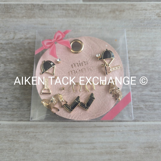 Equestrian Earring Set - 8 Pairs Total