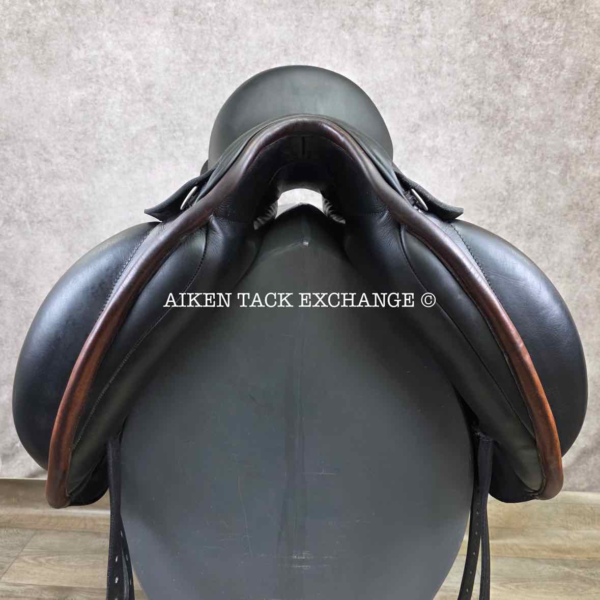 2014 Custom Saddlery Advantage Monoflap Dressage Saddle, 18" Seat, Adjustable Tree, Wool Flocked Panels