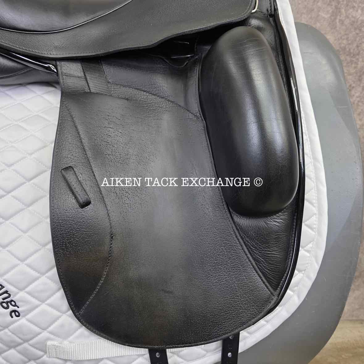 2014 Custom Saddlery Icon Star Monoflap Dressage Saddle, 18" Seat, Adjustable Tree, Wool Flocked Panels