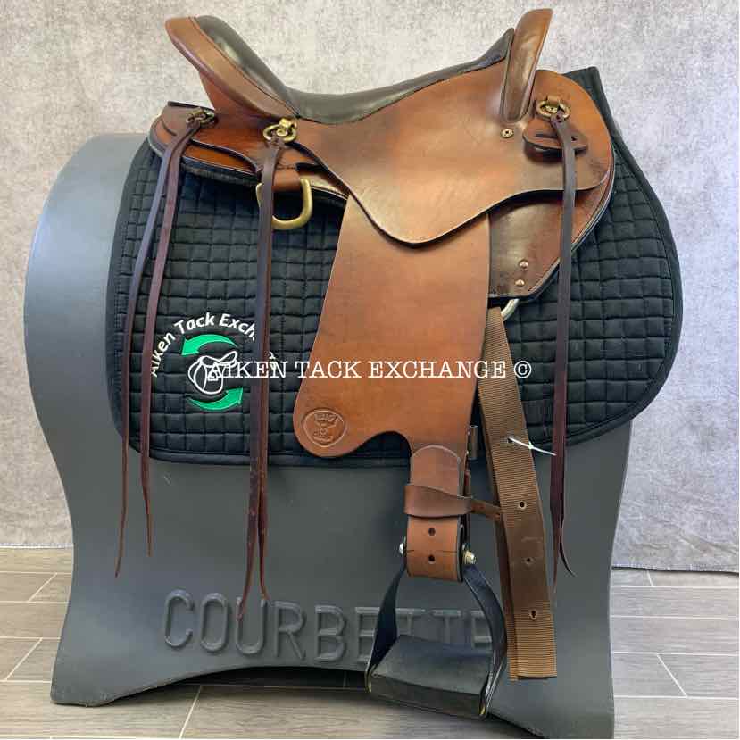 **SOLD** Big Horn 806 Flex Trail Endurance Saddle, 16" Seat, Flex Tree - Medium Plus Fit (with endurance style bars)