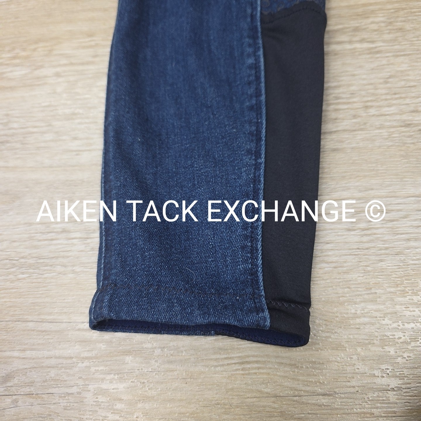 Horze Silicone Grip Full Seat Denim Breeches, Size 28