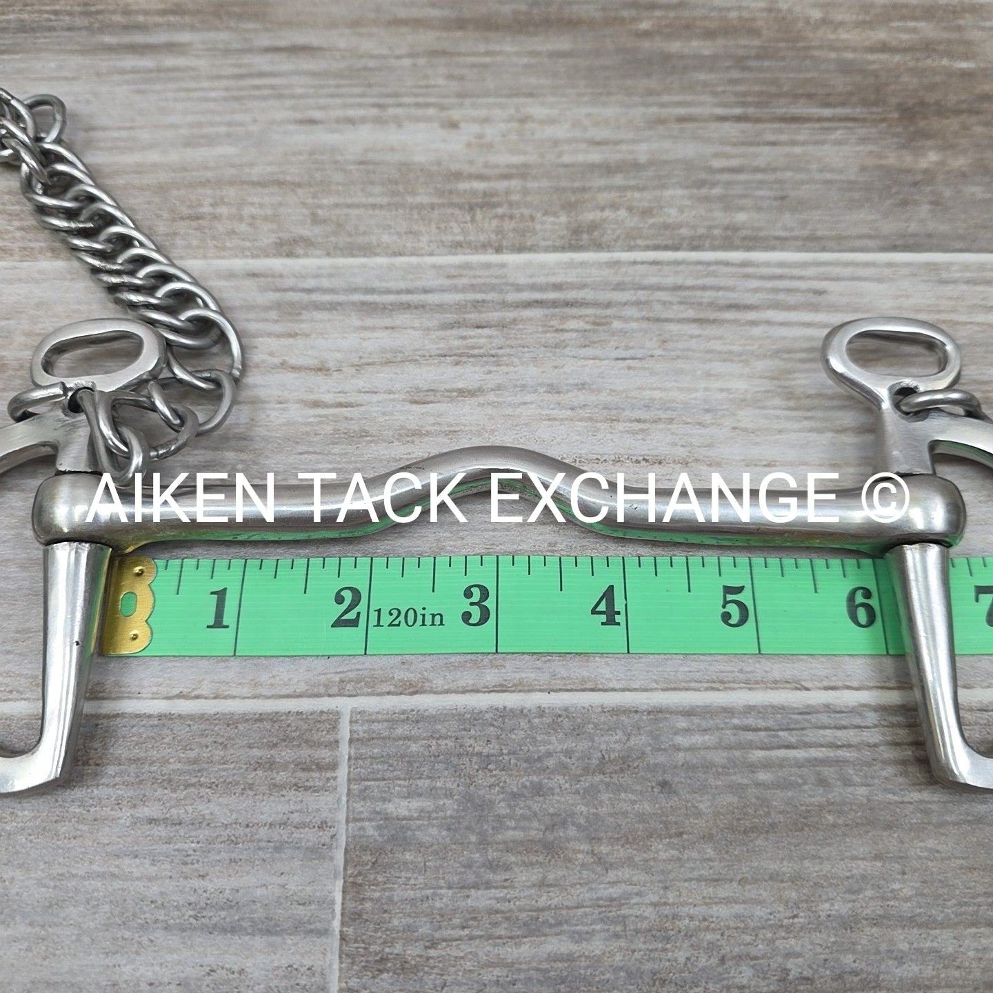 Mullen Mouth Uxeter Kimberwick Bit 6"
