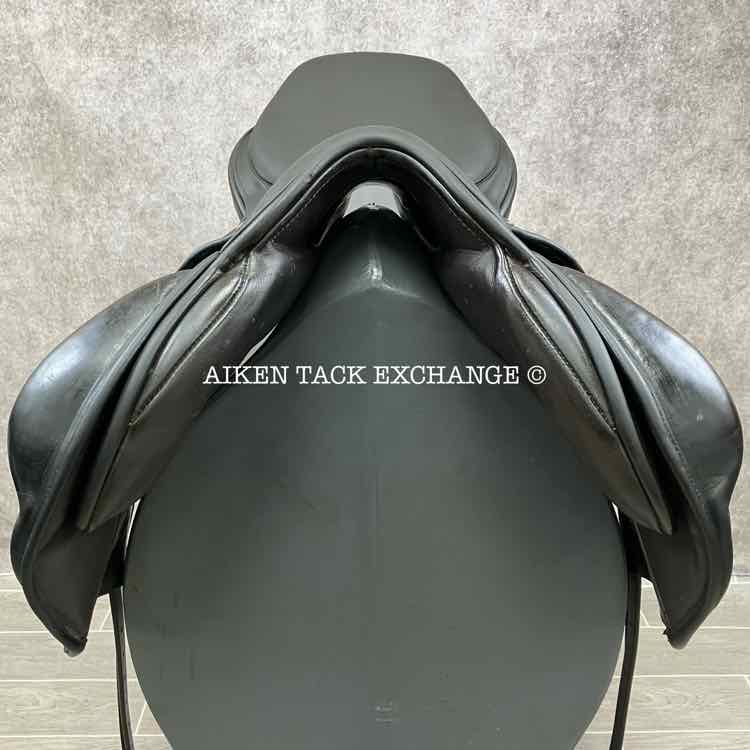 2016 Ideal Impala Professional Monoflap Jump Saddle, 18" Seat, Wide Tree, Wool Flocked Panels