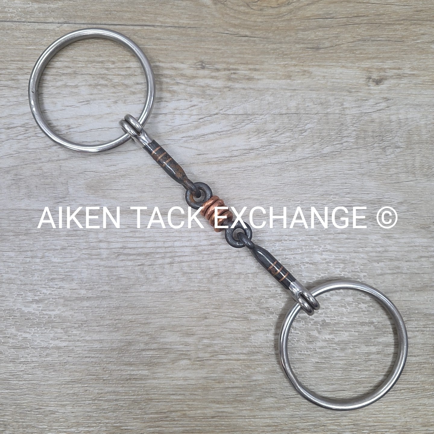 Sweet Iron Double Joint Loose Ring Bit with Copper Rings 5.5"