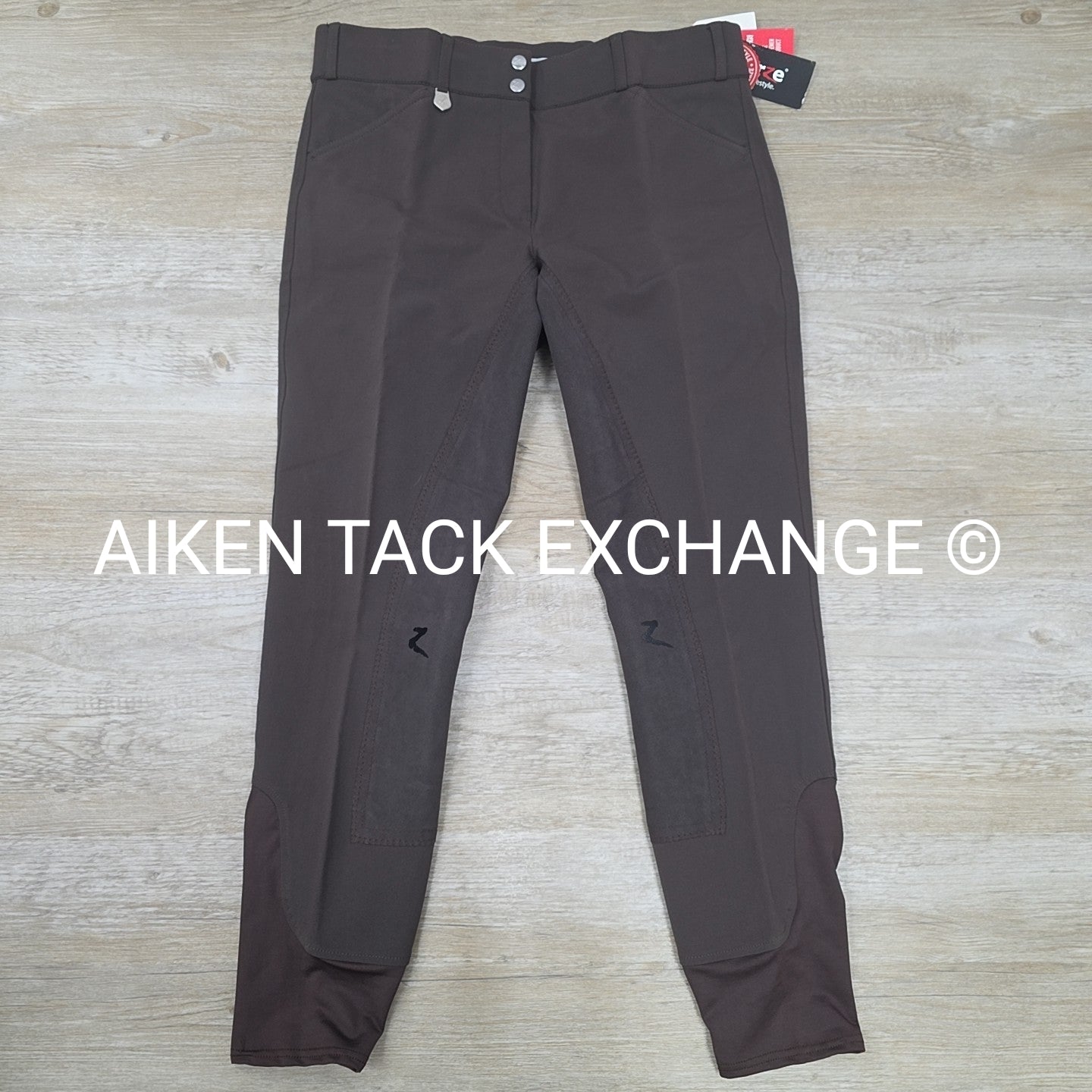 Horze Grand Prix Full Leather Seat Breeches, Brand New, Size XLarge