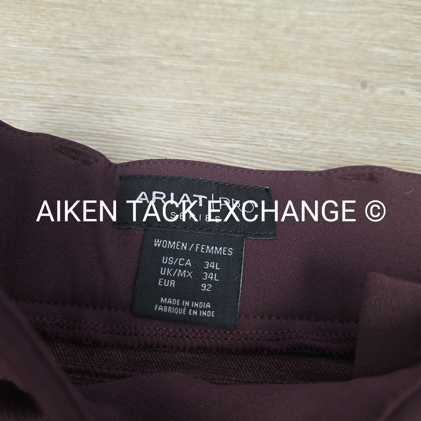 Ariat Prelude 4 Way Stretch Silicone Grip Knee Patch Breeches, Women's 34L