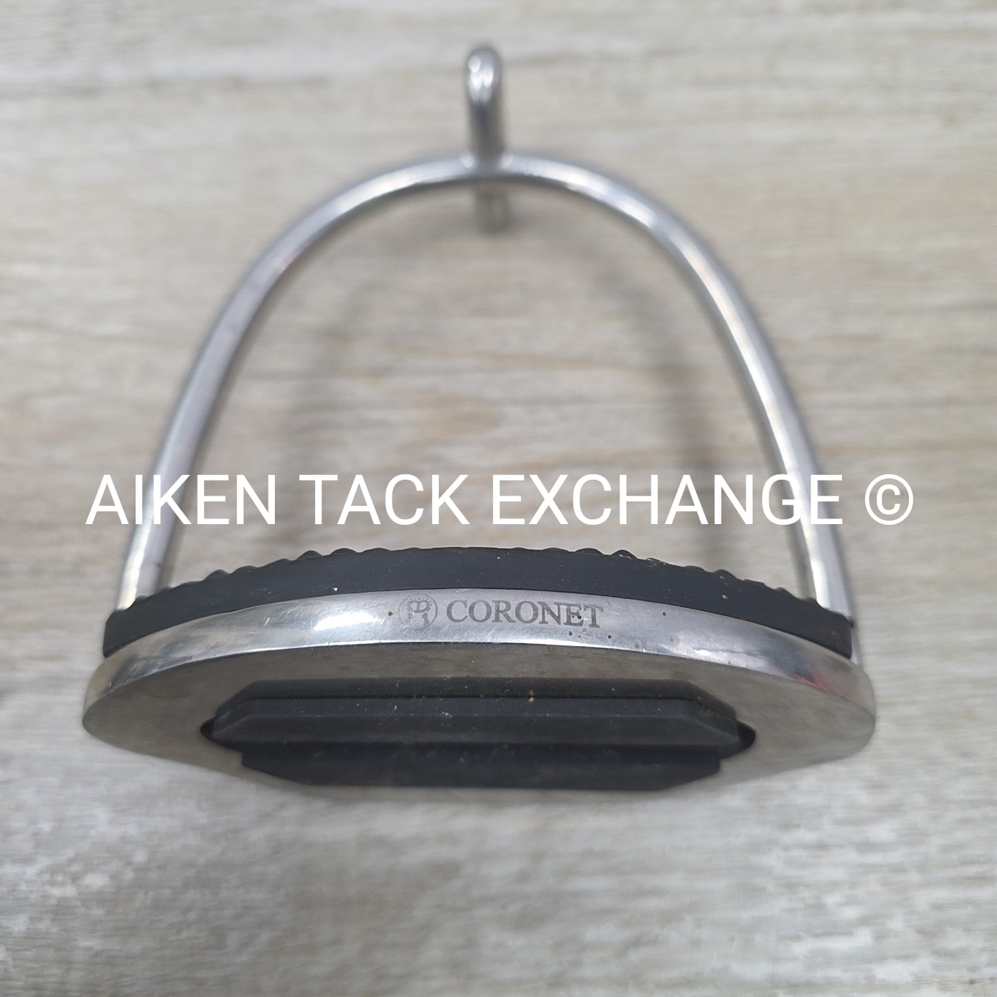 Coronet Wide Tread Offset Eye Stirrup Irons, 4.5"