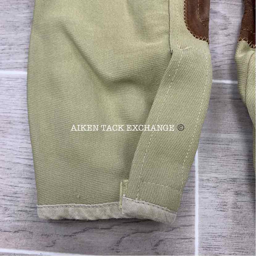 Tailored Sportsman Side Zip Knee Patch Breeches, Size 16