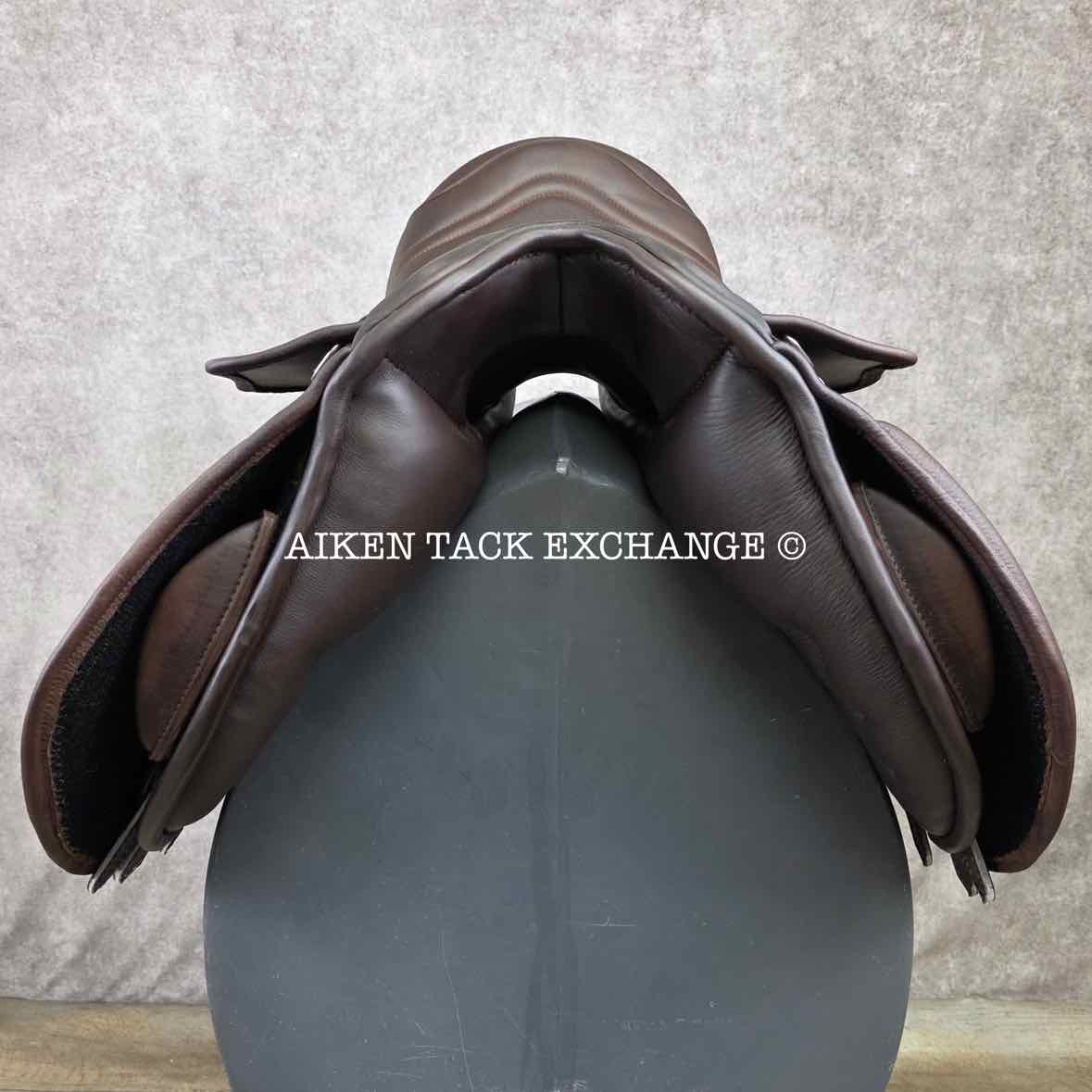 **SOLD** Zaldi Europa 2G All Purpose Saddle, 17" Seat, Medium Wide Tree, Wool Flocked Panels