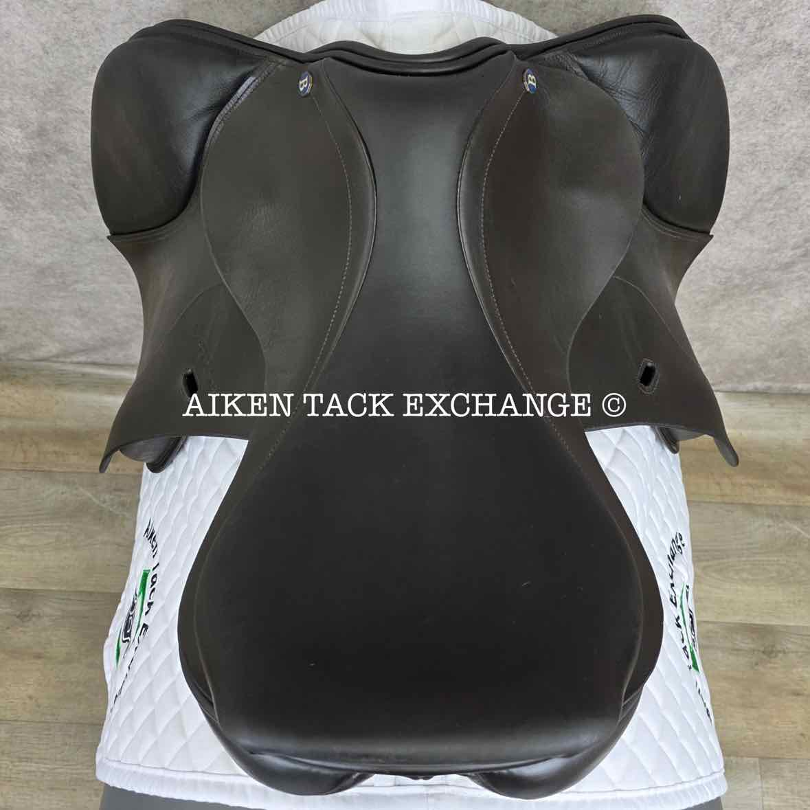 Barnsby Shockemohle Jump Saddle, 18" Seat, Medium Tree, Wool Flocked Panels