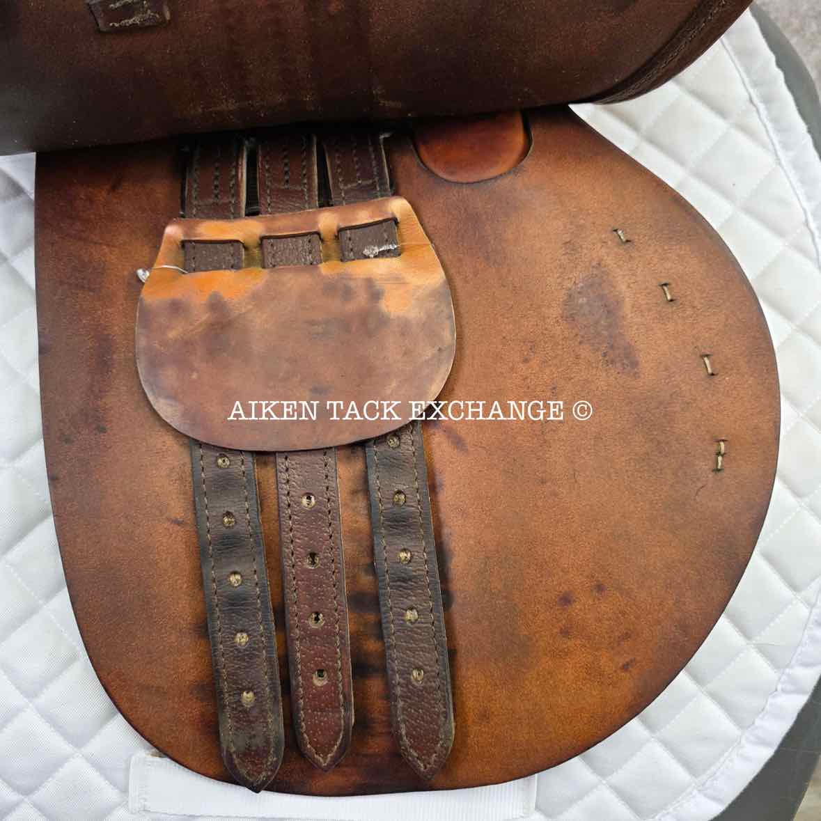 Crosby Miller's Prix Des Nations Close Contact Saddle, 17.5" Seat, Medium Tree, Foam Panels