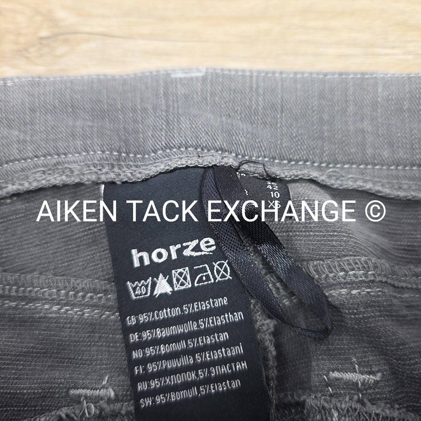 Horze Denim Knee Patch Breeches, Size XS