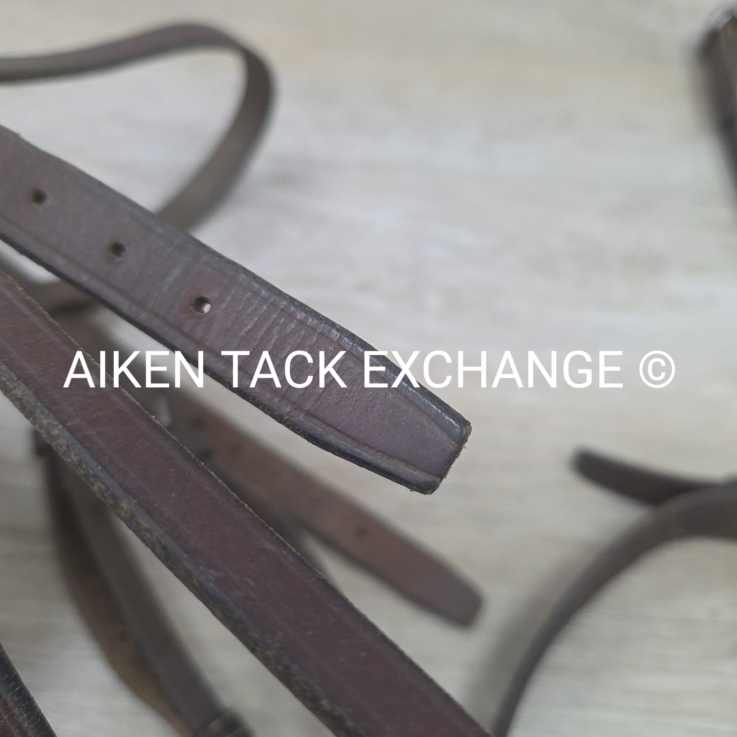 BARGAIN BUNDLE: Flat Hunt Bridle (No Cheek Pieces) & Flat Breastplate, Brown