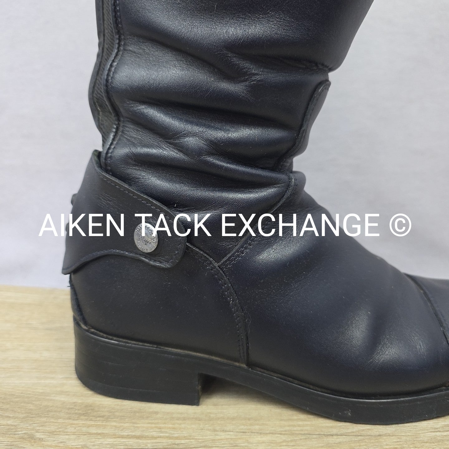 Romitelli Dress Boot with Matching Spur Straps, Size 39 Height 45 Width 44