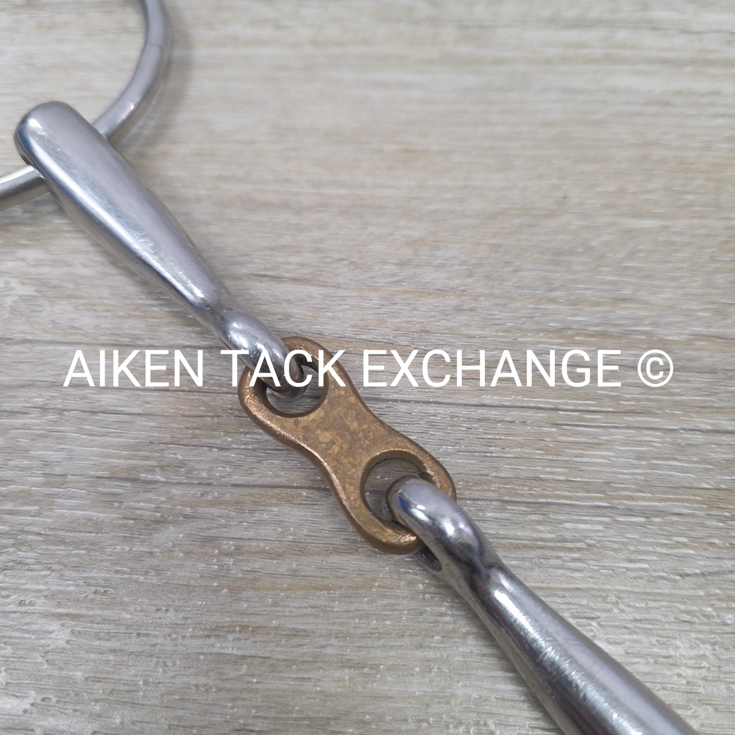 Copper French Link Loose Ring Bit 6"