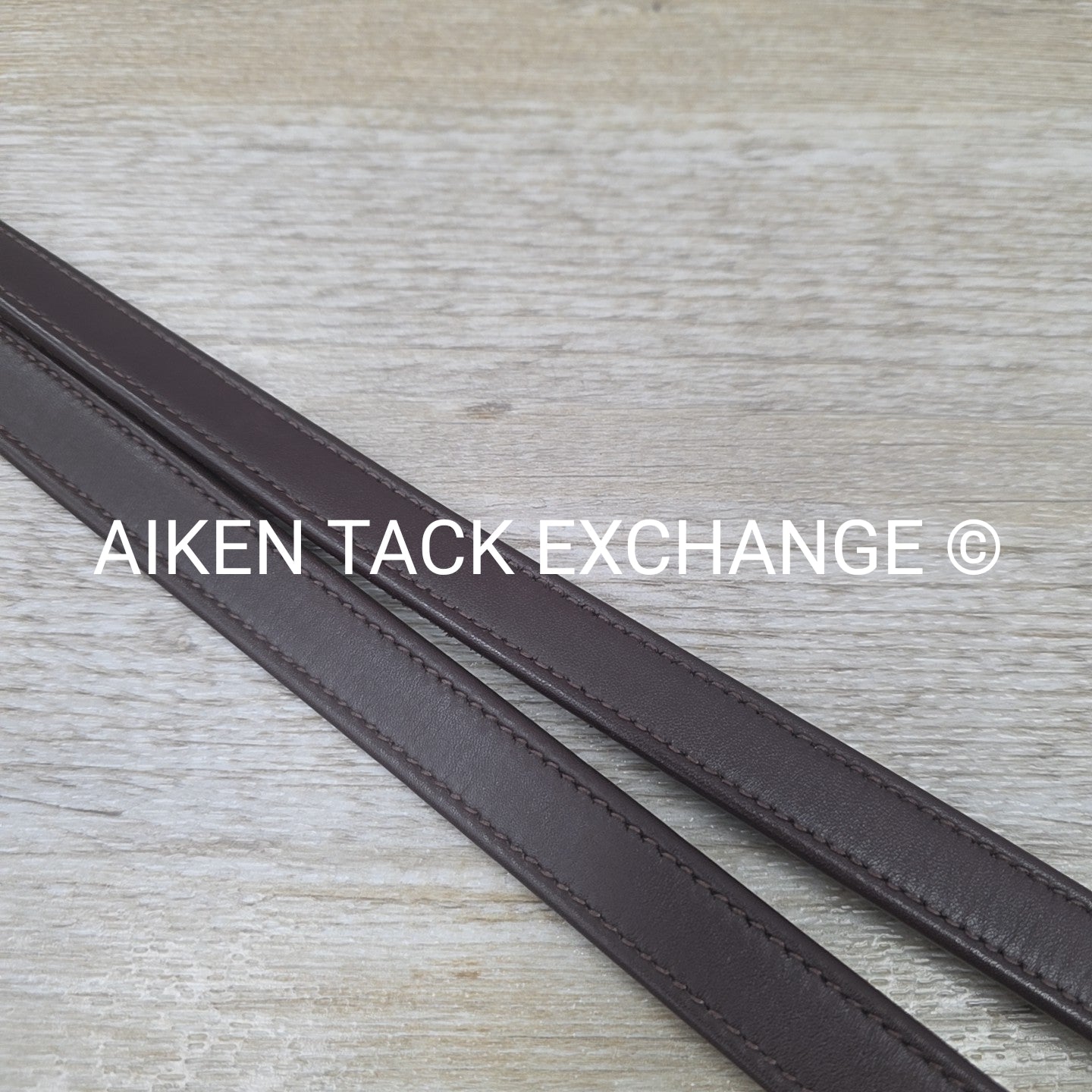 Ovation Covered Stirrup Leathers with Clasp End, Dark Brown, 54"