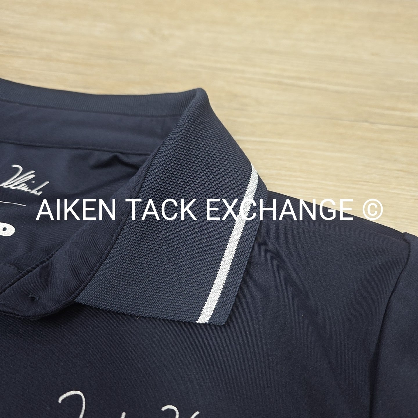 Ingrid Klimke by Cavallo Short Sleeve Polo Top, Size 38