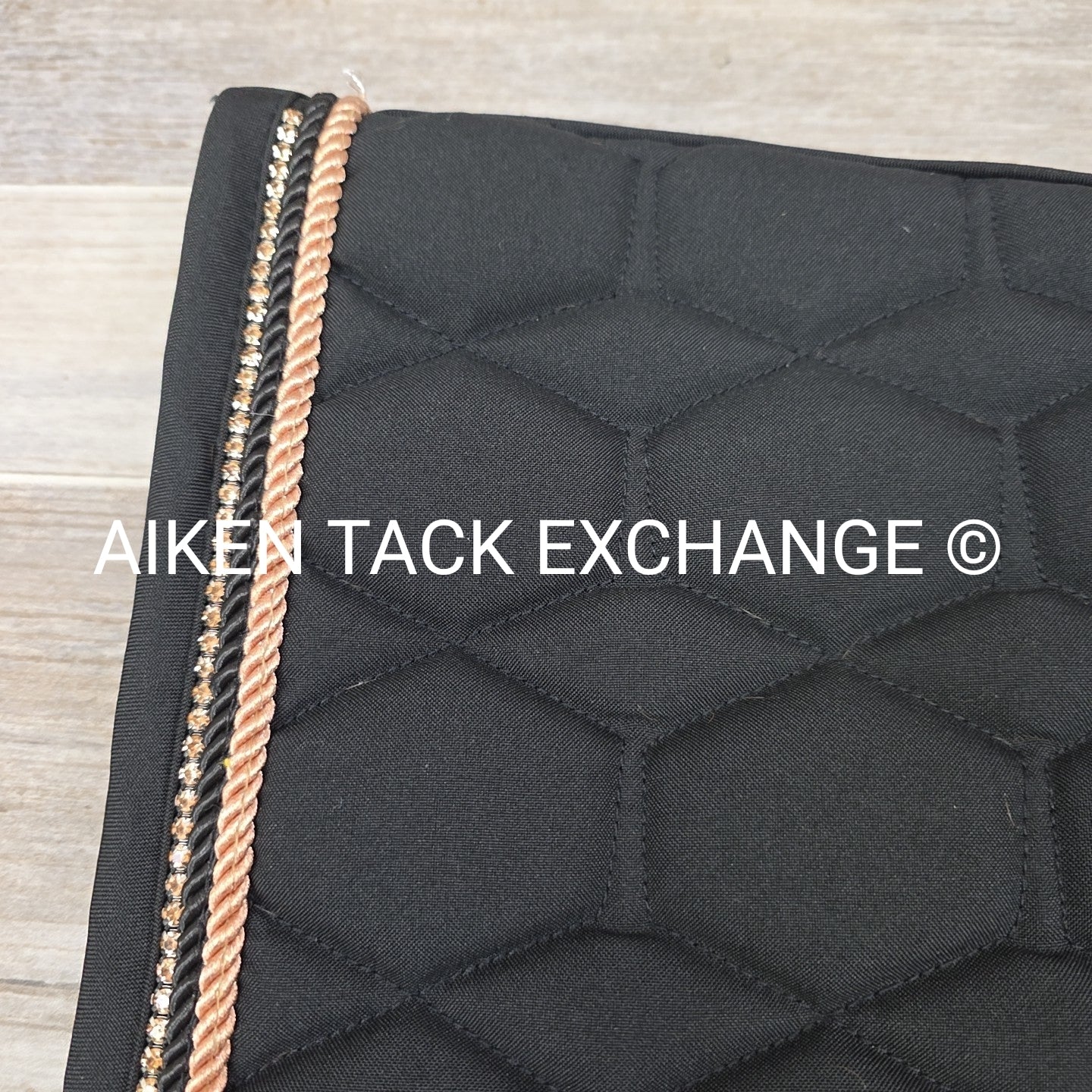 HKM Rose Gold Glamour Dressage Saddle Pad
