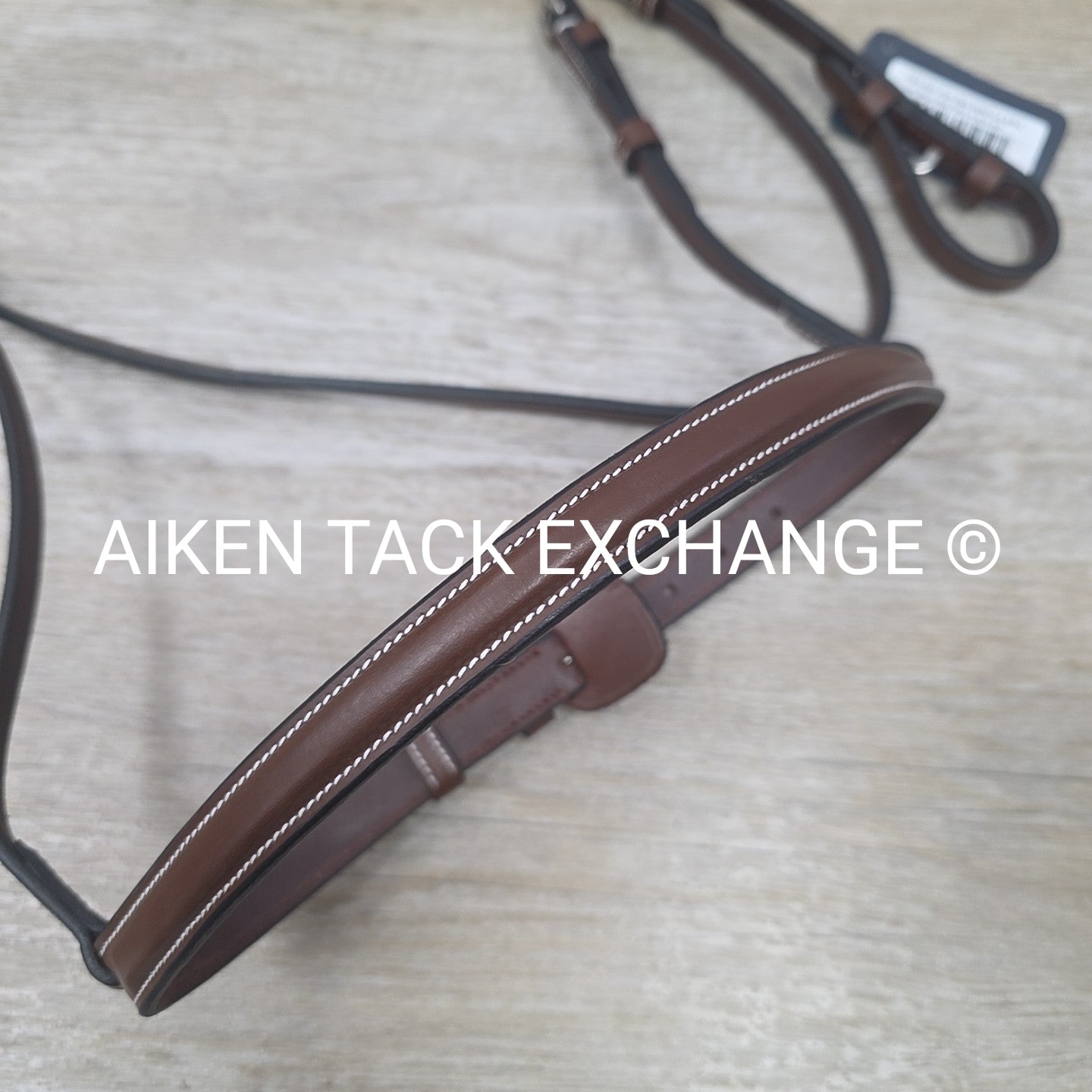 HDR Advantage Plain Raised Bridle with Reins, Oakbark, Size Pony