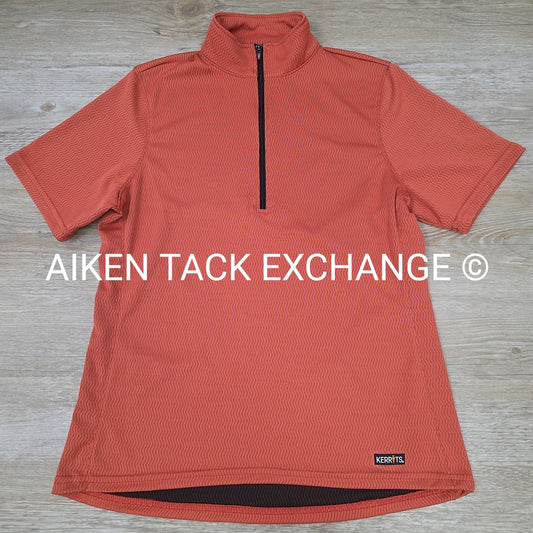 Kerrits Short Sleeve Polo Shirt, Size Medium