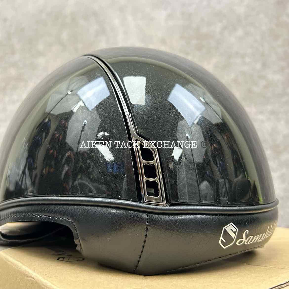 Samshield Shadow Race Glossy Helmet, Size 6 7/8 (55) MFG Date 11/2017